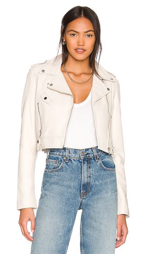 Ciara Moto Jacket in White. - size L (also in XL) - LAMARQUE - Modalova