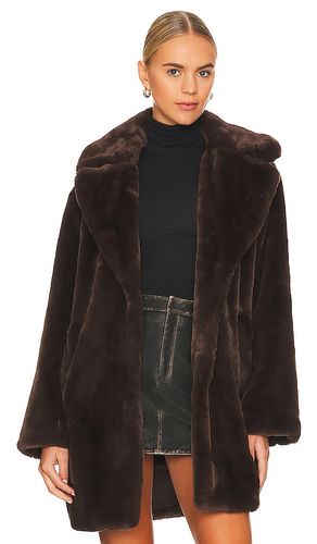 Linnea Teddy Coat in Brown. - size L (also in M, S, XS) - LAMARQUE - Modalova