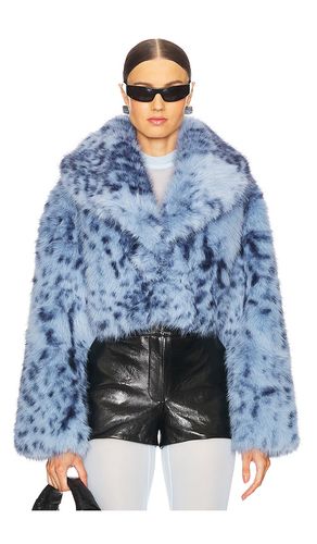 Danika Faux Fur Coat in Baby Blue. - size M (also in S, XS) - LAMARQUE - Modalova