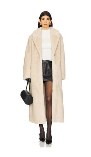 Darelle Faux Fur Maxi Coat in Beige. - size L (also in M, XL) - LAMARQUE - Modalova