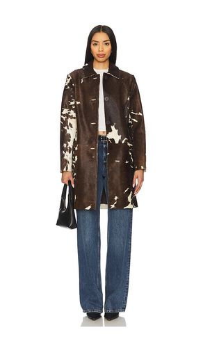 X REVOLVE Kendrick Calf Hair Long Coat in . - size L (also in M, S, XS) - LAMARQUE - Modalova