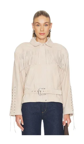 Kyel Suede Jacket in Cream. - size L (also in M, S, XS) - LAMARQUE - Modalova