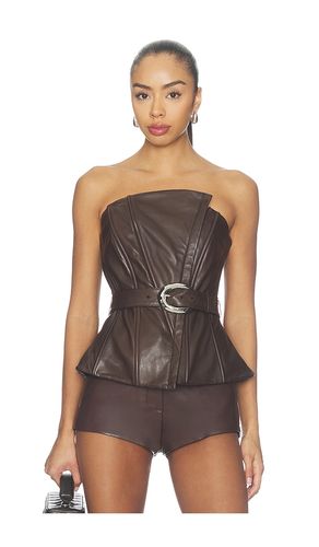 X REVOLVE Cala Top in Chocolate. - size L (also in M, S, XS, XXS) - LAMARQUE - Modalova