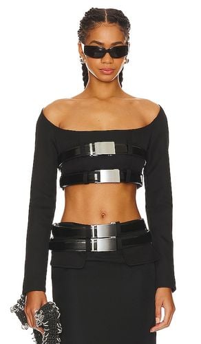 Cleavage Crop Top in . - size L (also in M, S, XL, XS) - LADO BOKUCHAVA - Modalova