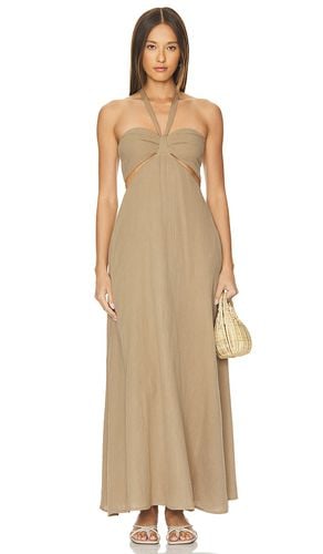 Dakota Dress in Tan. - size L (also in M, S, XS) - LBLC The Label - Modalova