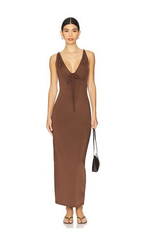 Elvira Dress in Chocolate. - size L (also in M, S, XS) - LBLC The Label - Modalova