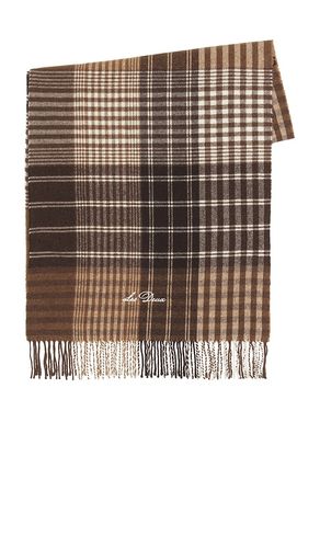 Signature Patchwork Check Scarf in Brown - Les Deux - Modalova