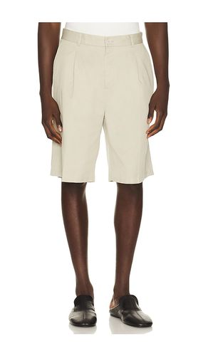 Pleated Twill Suit Shorts in Brown. - size 30 (also in 32, 33, 34, 36) - Les Deux - Modalova