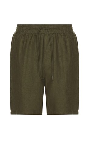 Otto Linen Shorts in Olive. - size L (also in M, S, XL/1X) - Les Deux - Modalova