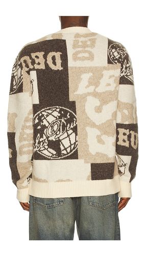 Globe Crew Neck Knit Sweater in Brown. - size M (also in S, XL/1X) - Les Deux - Modalova