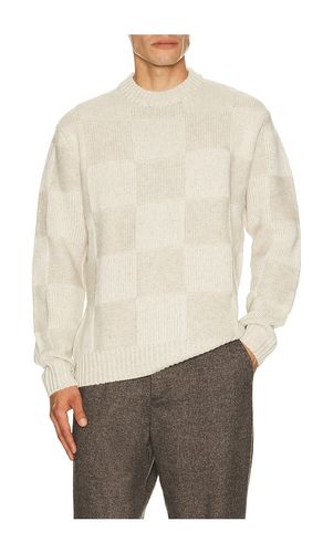 Check Knit Sweater in Cream. - size L (also in M, S, XL/1X) - Les Deux - Modalova