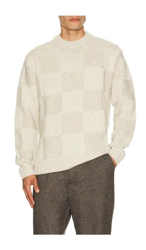 Check Knit Sweater in Cream. - size S (also in M) - Les Deux - Modalova
