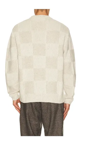 Check Knit Sweater in Cream. - size S (also in M) - Les Deux - Modalova