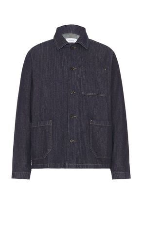 Hugh Denim Stripe Overshirt 2.0 in Blue. - size L (also in M, S) - Les Deux - Modalova