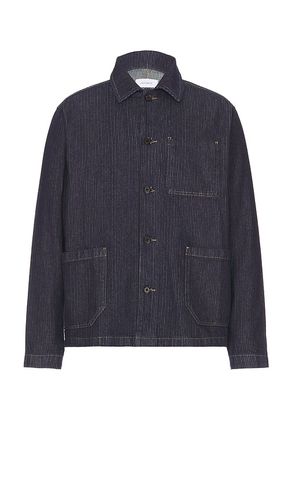 Hugh Denim Stripe Overshirt 2.0 in Blue. - size M (also in S) - Les Deux - Modalova