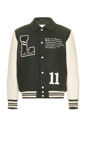 Varsity Wool Jacket in Green. - size M (also in XL/1X) - Les Deux - Modalova