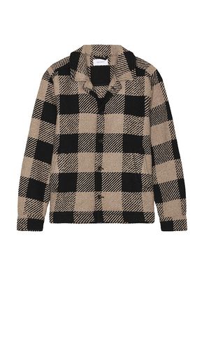 Jaiden Boucle Check Overshirt in . - size L (also in M, S) - Les Deux - Modalova