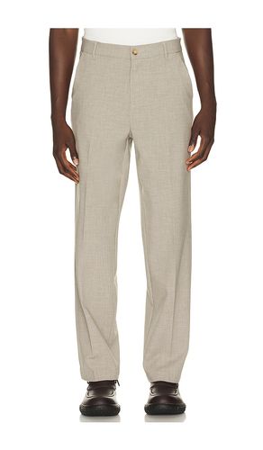 Mini Check Slack Pants in Beige. - size 36x32 (also in 30x32, 34x32) - Les Deux - Modalova
