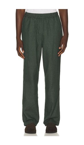 Check Seersucker Casual Pants in Green. - size M (also in S) - Les Deux - Modalova