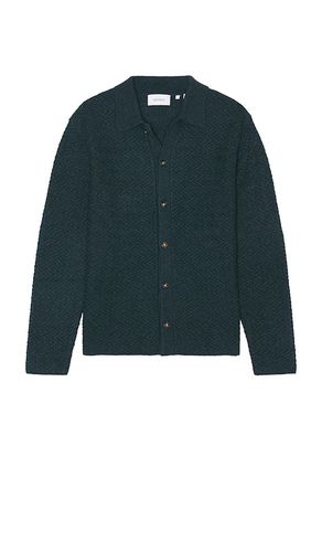 Finnegan Knit Shirt in Dark Green. - size L (also in M, XL/1X) - Les Deux - Modalova