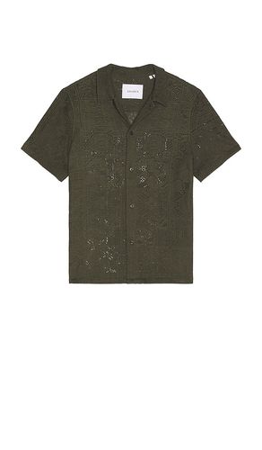 Hector Lace Shirt in Army. - size L (also in M, S, XL/1X) - Les Deux - Modalova