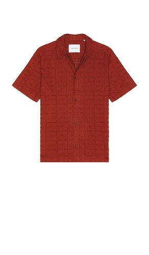 Hector Anglaise Short Sleeve Shirt in Red. - size L (also in M, S) - Les Deux - Modalova