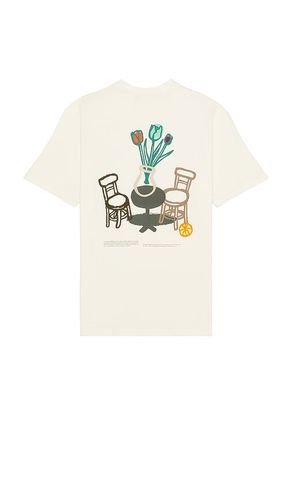 Bruno Cafe Tee in Cream. - size L (also in M, S, XL/1X) - Les Deux - Modalova