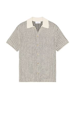 Easton Knitted Shirt in Grey. - size L (also in M, S, XL/1X) - Les Deux - Modalova