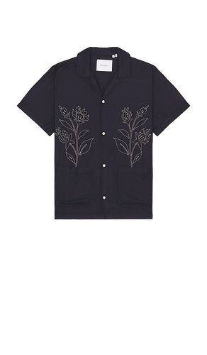 Kingsley Aoe Camp Shirt in Navy. - size L (also in M, S) - Les Deux - Modalova