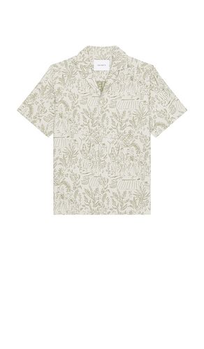 Lesley Dancing Jacquard Shirt in Green. - size M (also in L, S, XL/1X) - Les Deux - Modalova