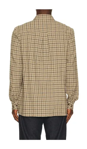 John Check Shirt in Brown. - size L (also in M, XL/1X) - Les Deux - Modalova
