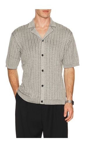Evan Knitted Shirt in Grey. - size S (also in L, M) - Les Deux - Modalova