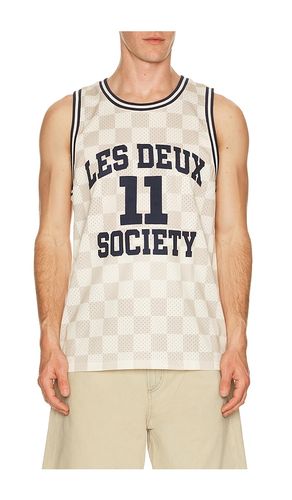 Silas Mesh Tank Top in Cream. - size L (also in M, XL/1X) - Les Deux - Modalova