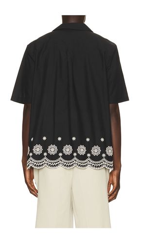 Border Embroidery Shirt in Black. - size L (also in M, S, XL/1X) - Les Deux - Modalova