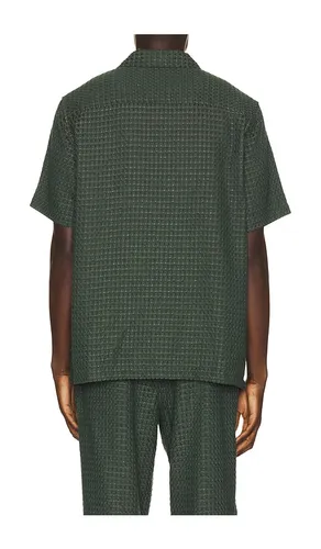 Check Seersucker Shirt in Green. - size L (also in M, S, XL) - Les Deux - Modalova