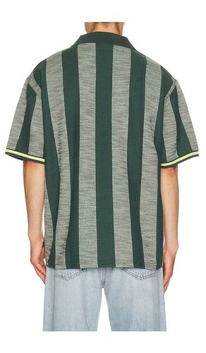 Stripe Jacquard Football Jersey in Green. - size L (also in M) - Les Deux - Modalova