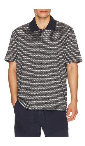 Knitted Stripe Polo in Grey. - size M (also in S) - Les Deux - Modalova