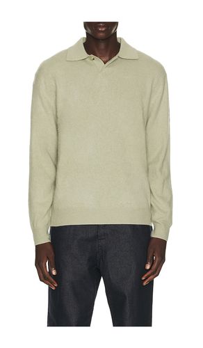 Brushed Cashmere Blend Polo Sweater in . Size 48. Also in 50 - Le17Septembre - Modalova