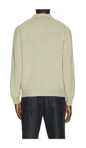 Brushed Cashmere Blend Polo Sweater in . Size 48. Also in 50 - Le17Septembre - Modalova