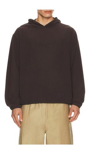 Waffle knit pullover hoodie in color size 46 (also in 50) - Le17Septembre - Modalova