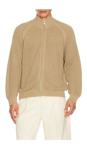 Open Knit Zip Up Cardigan in . Size 46. Also in 48, 52 - Le17Septembre - Modalova
