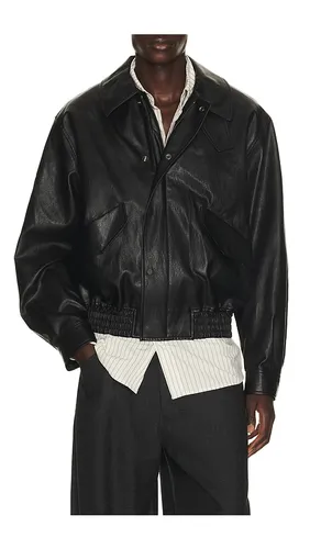 Faux Leather Zip Blouson in . Size 46. Also in 48, 50 - Le17Septembre - Modalova