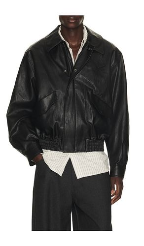 Faux Leather Zip Blouson in . Size 46. Also in 50 - Le17Septembre - Modalova