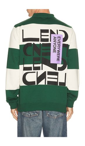 Block Stripe Zip Rugby in . Size L. Also in M, S, XL/1X - LEND - Modalova