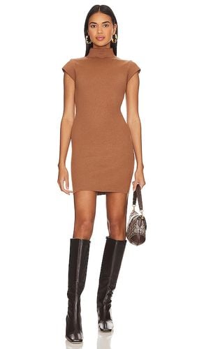 Rumi Mini Sweater Dress in Tan. - size L (also in S, XL, XS) - Line & Dot - Modalova