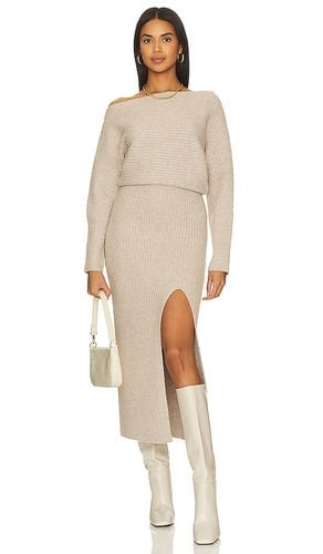 Alta Sweater Dress in Beige. - size L (also in M, S, XL) - Line & Dot - Modalova