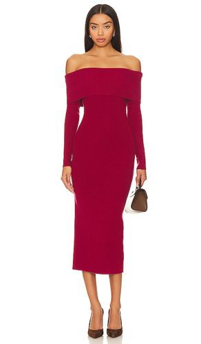 Vestido midi heartstruck en color burgundy talla L en - Burgundy. Talla L (también en M, S, XS) - Line & Dot - Modalova