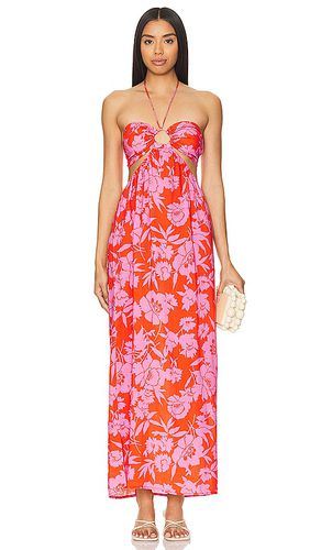 Jennie Midi Dress in ,Coral. - size M (also in L, S) - Line & Dot - Modalova