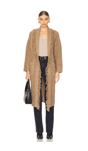 Altura Long Cardigan in Beige. - size L (also in M, S, XS) - Line & Dot - Modalova