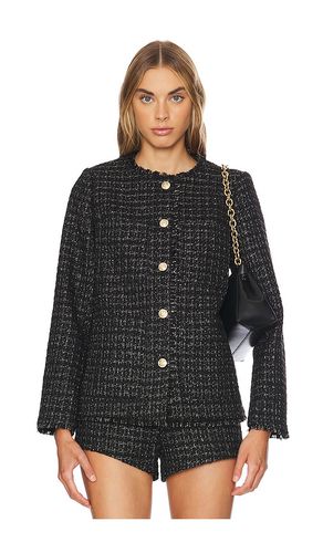 Knox Tweed Jacket in Black. - size L (also in M, S, XS) - Line & Dot - Modalova